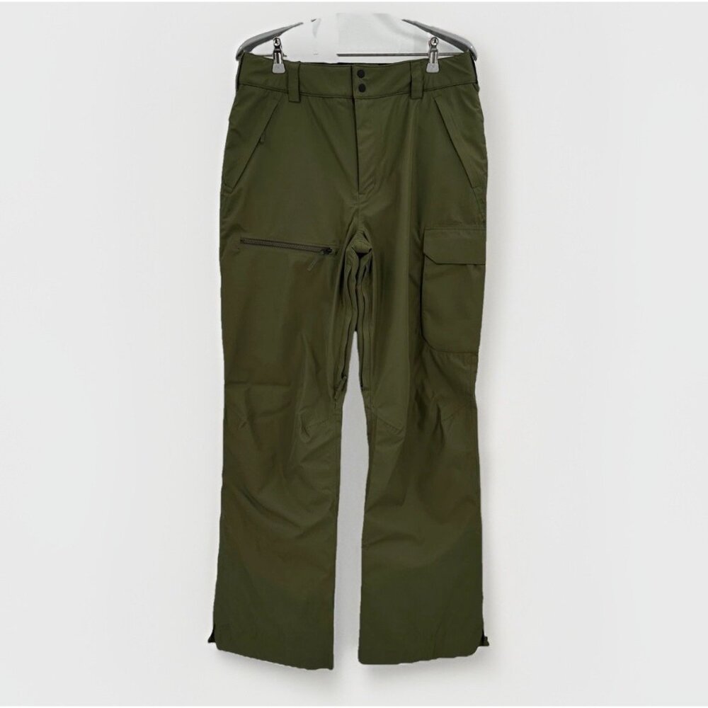 Stoic Women's Insulated Snow Pant in Green size S 32" Inseam Ski Snowboard